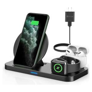 JUHALL 3-in-1 Wireless Charger for iPhone