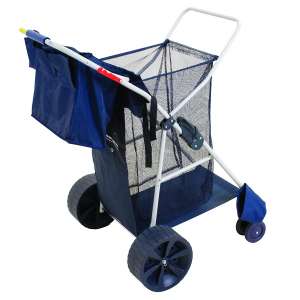 Rio Brands Wonder Wide Wheeler Beach Cart