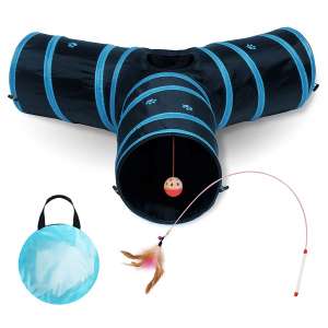 All Prime Cat Tunnel Collapsible 3-Way Tunnel