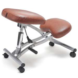 FringeKitt Upright Kneeling Chair, Adjustable Height