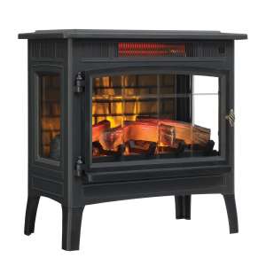 Duraflame Infrared Electric Fireplace (Black)