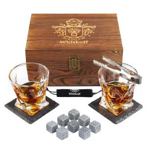W WHISKOFF Whiskey Stones Gift Set