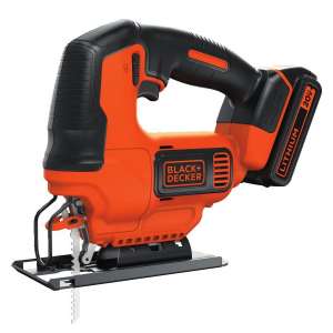 BLACK+DECKER JigSaw with Battery & Charger (BDCJS20C)