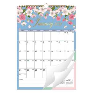 Lemome (Floral) 2021 Monthly Wall Calendar