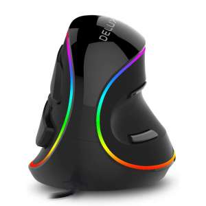 DELUX Wired Ergonomic Mouse with 6 Buttons