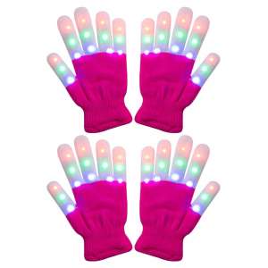 Amazer 2 Pack Flashing LED Gloves for Kids