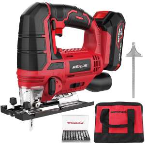 Meterk Cordless Jig Saw, Fast Charger Included