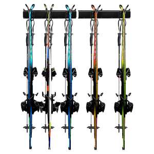 Odoland 5 Pairs of Ski Rack for Garage, Home, Hold up to 300lbs