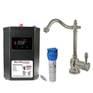 Westbrass 10 Inches Digital Tank System Hot Water Dispenser
