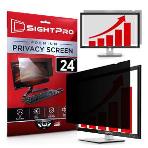 SightPro 24 Computer Privacy Screen- Privacy & Anti-Glare Protector