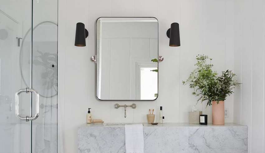 Bathroom Wall Nickel Mirror