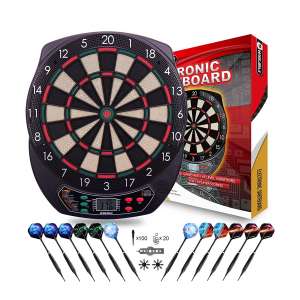 WIN.MAX Electronic Dartboard with 12 Darts