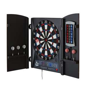 Fat Cat Electronic Dartboard with in-built Cabinet Doors