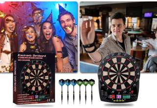 Electronic Dartboard for Bar and Home